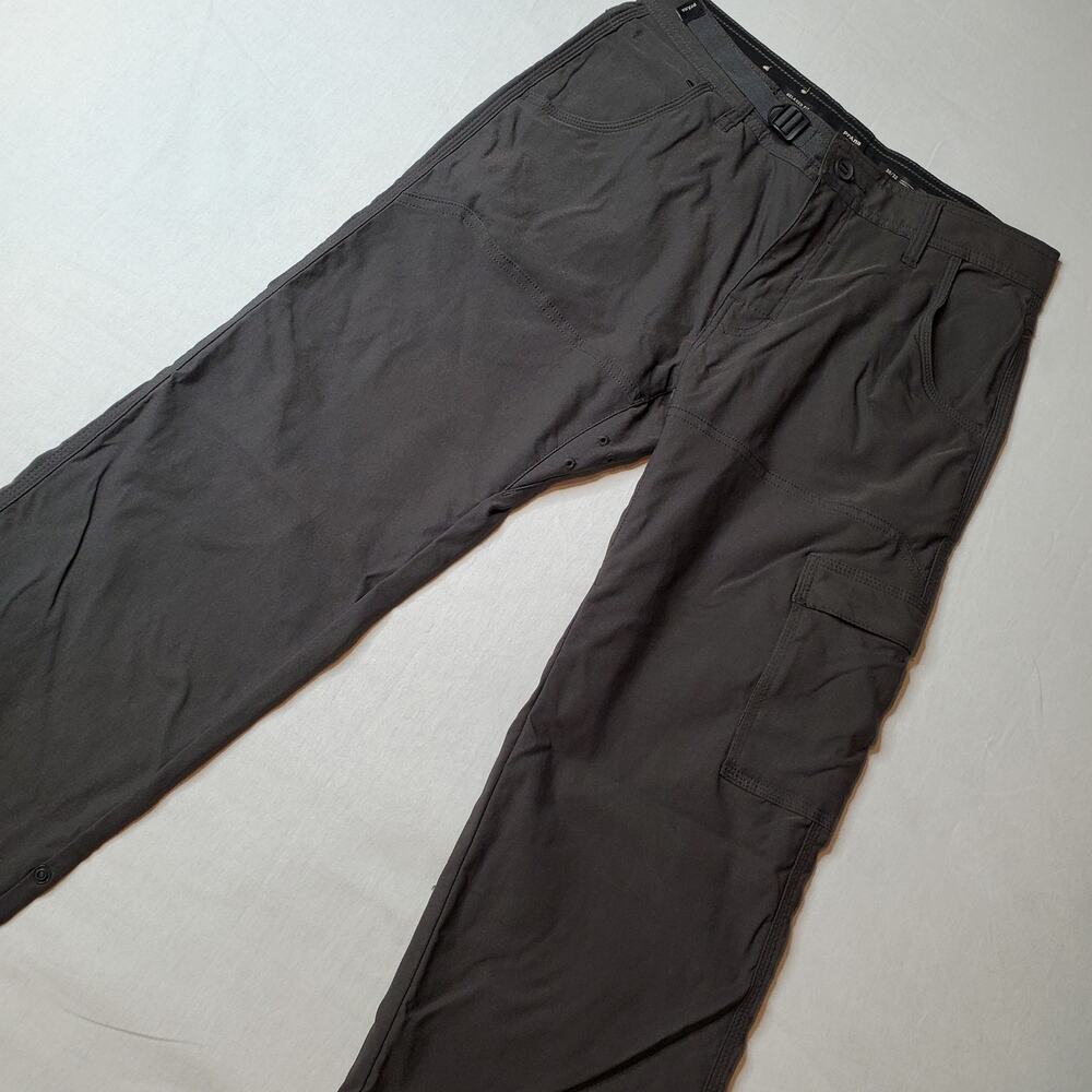 Prana Men's Size 30X32 Zion Cargo Pants Relaxed Fit Stretch Hiking Gray 1969791